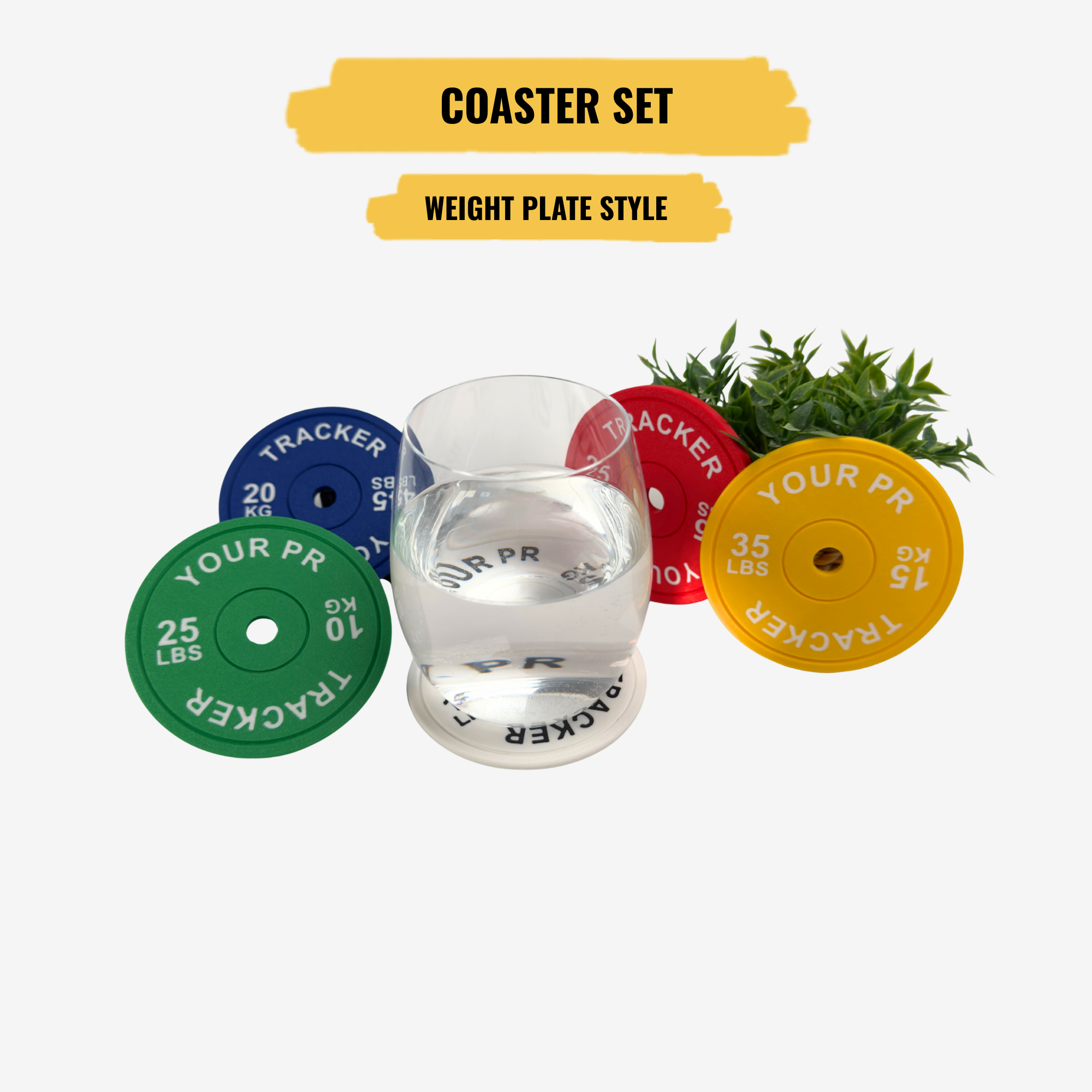 Weight Plate Coasters
