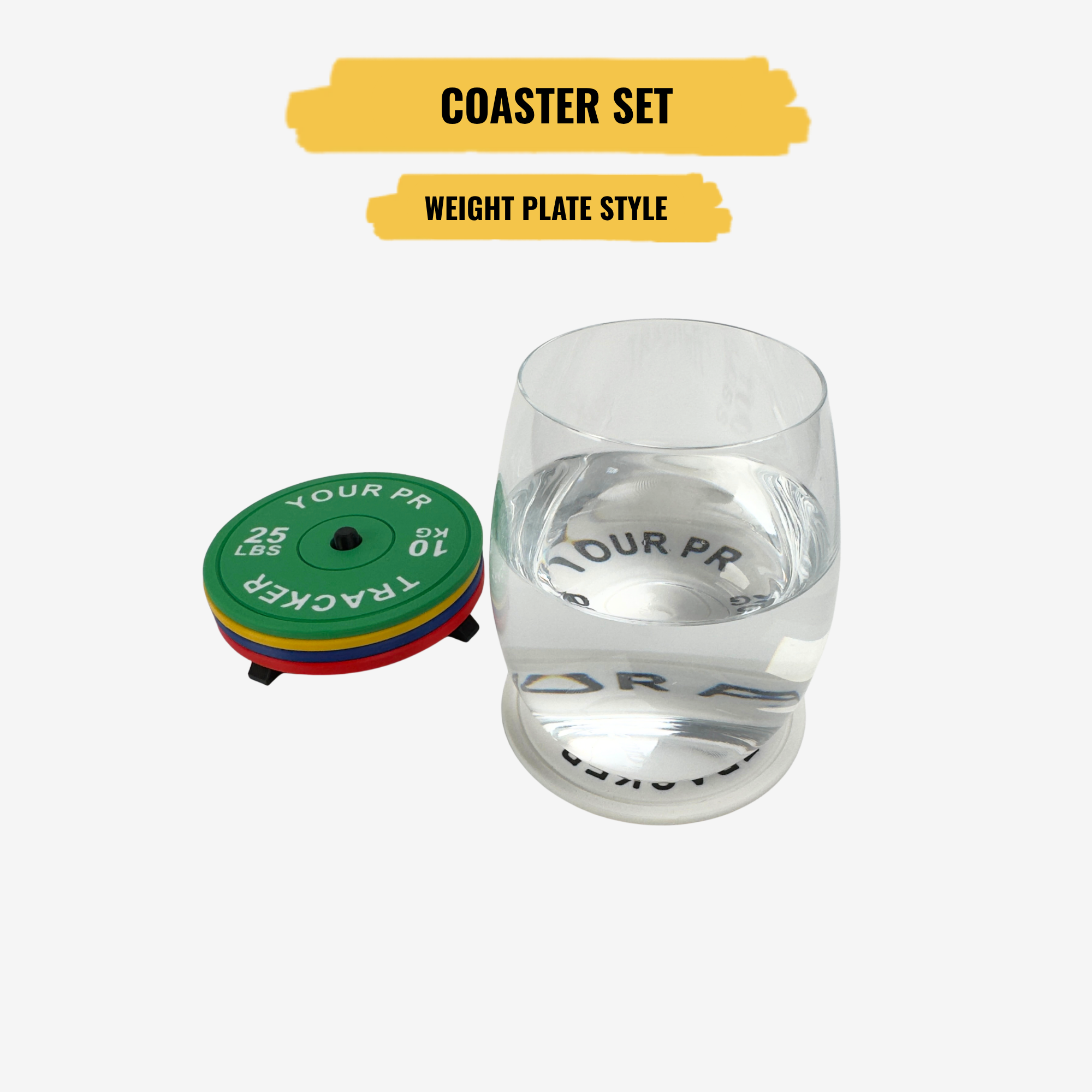 Weight Plate Coasters