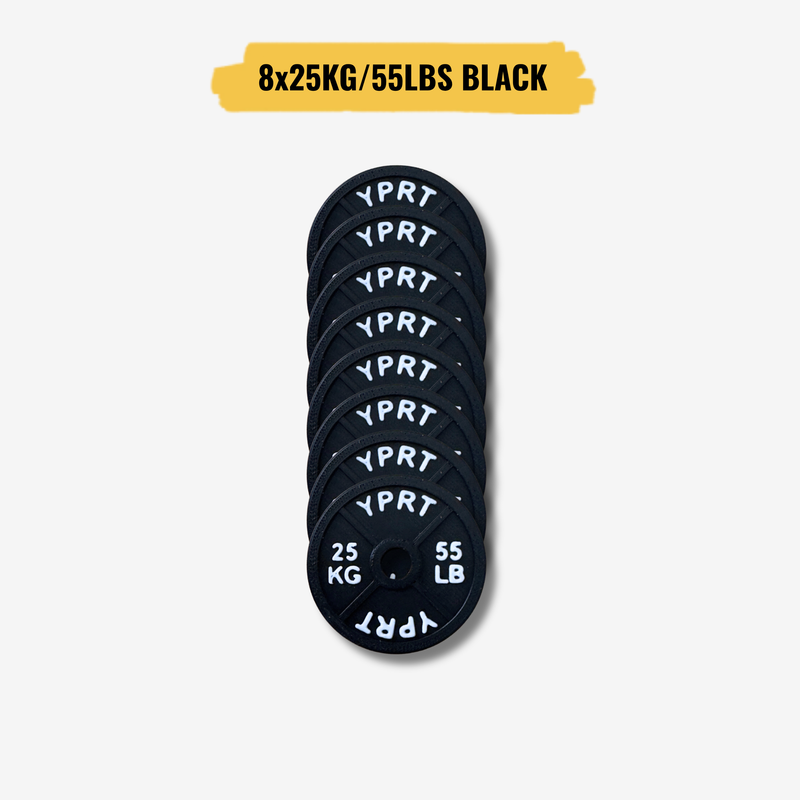 Weight Set - All Black Plates
