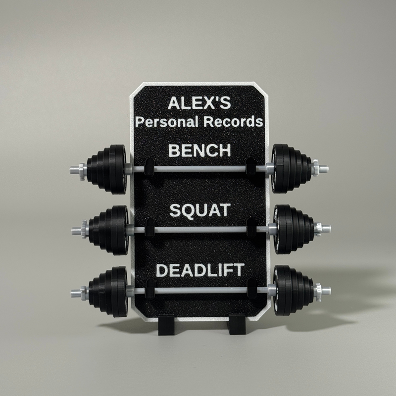 Your PR Board - All Black Plates