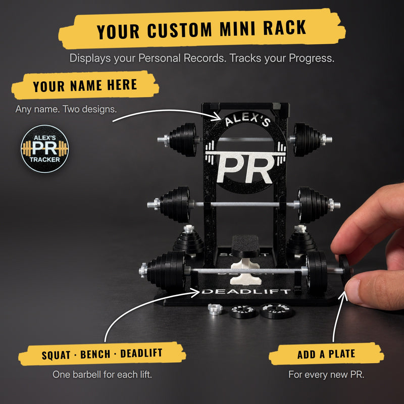 Your PR Tracker – All Black Plates